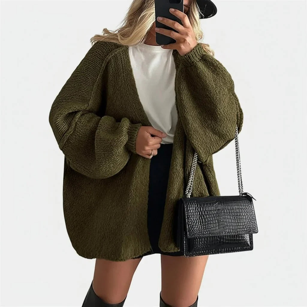 Ameliya | Oversized Knit Cardigan