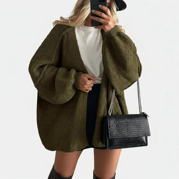 Ameliya | Oversized Knit Cardigan