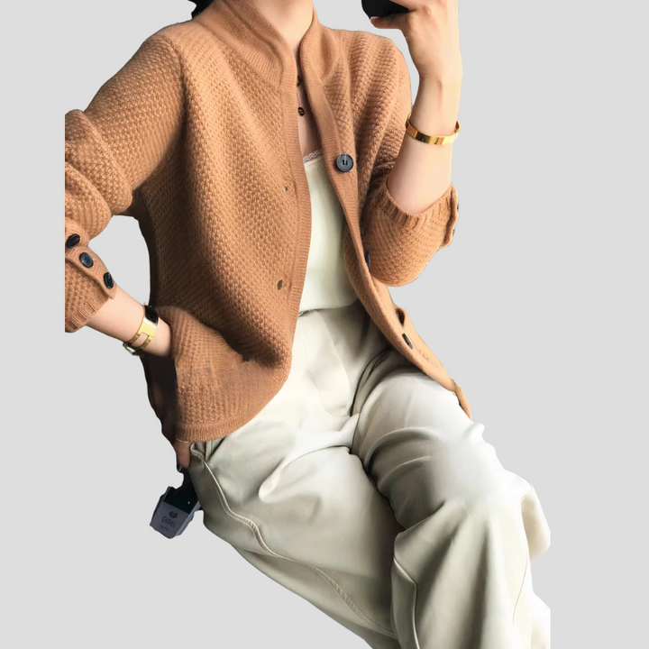 Francesca | Button-Front Knit Cardigan