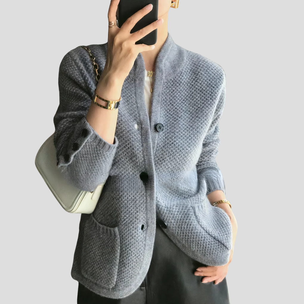 Francesca | Button-Front Knit Cardigan