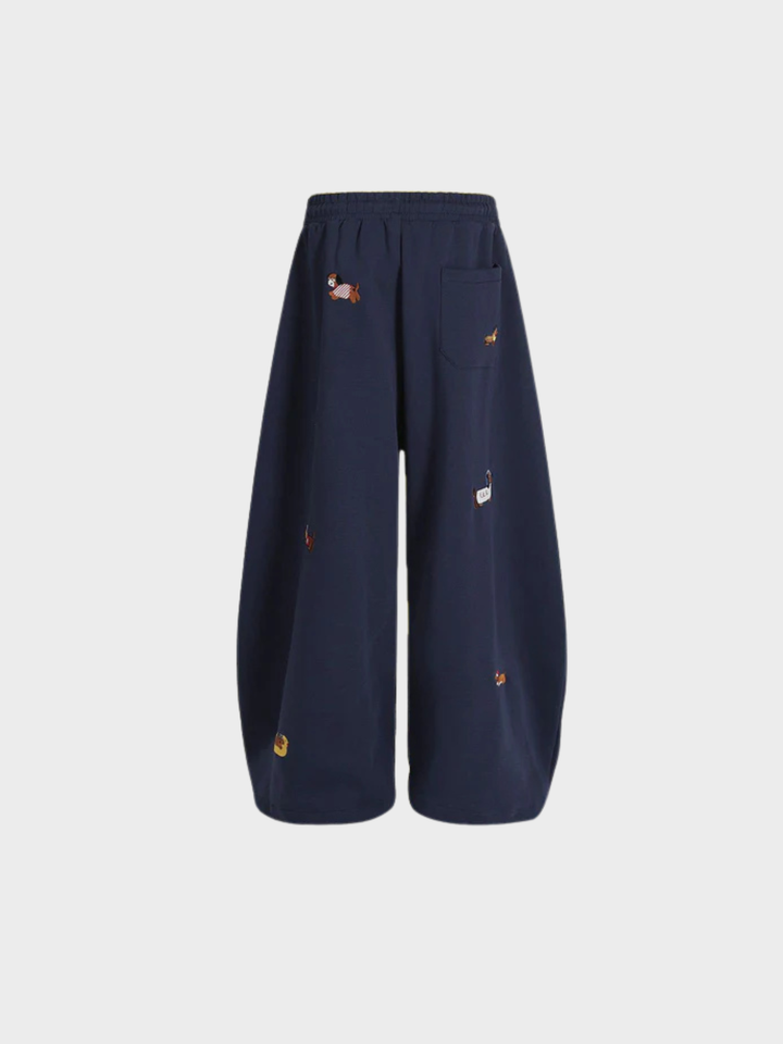 Amalfi | Embroidered Barrel Sweatpants