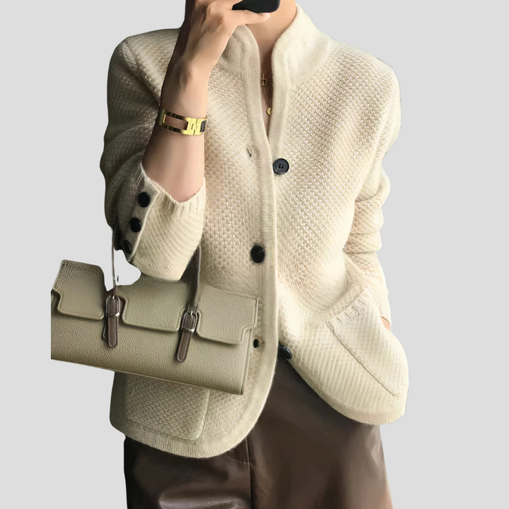 Francesca | Button-Front Knit Cardigan