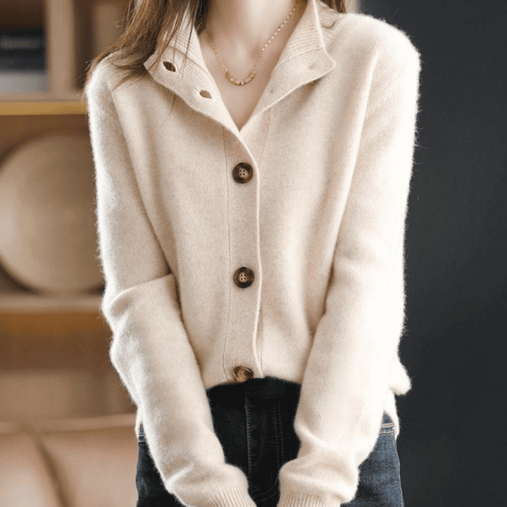 Lora | Soft Knit Button Sweater