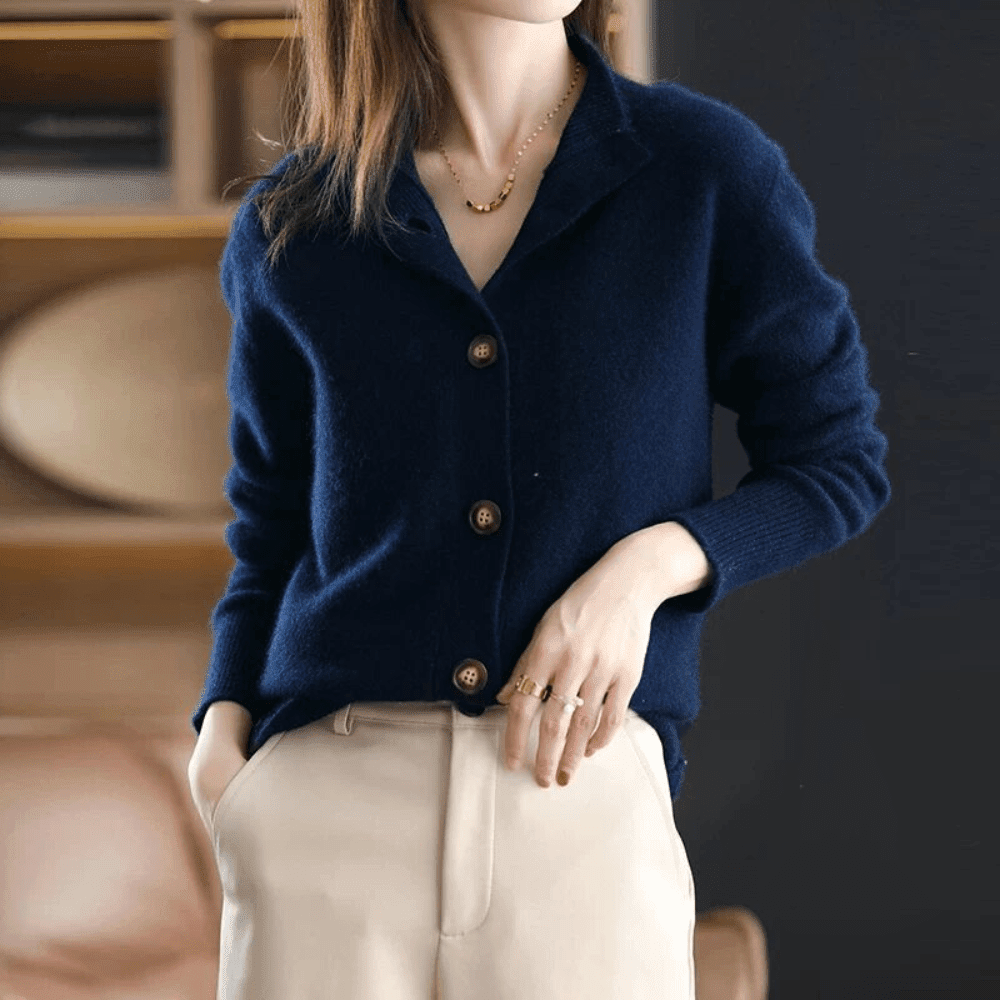 Lora | Soft Knit Button Sweater