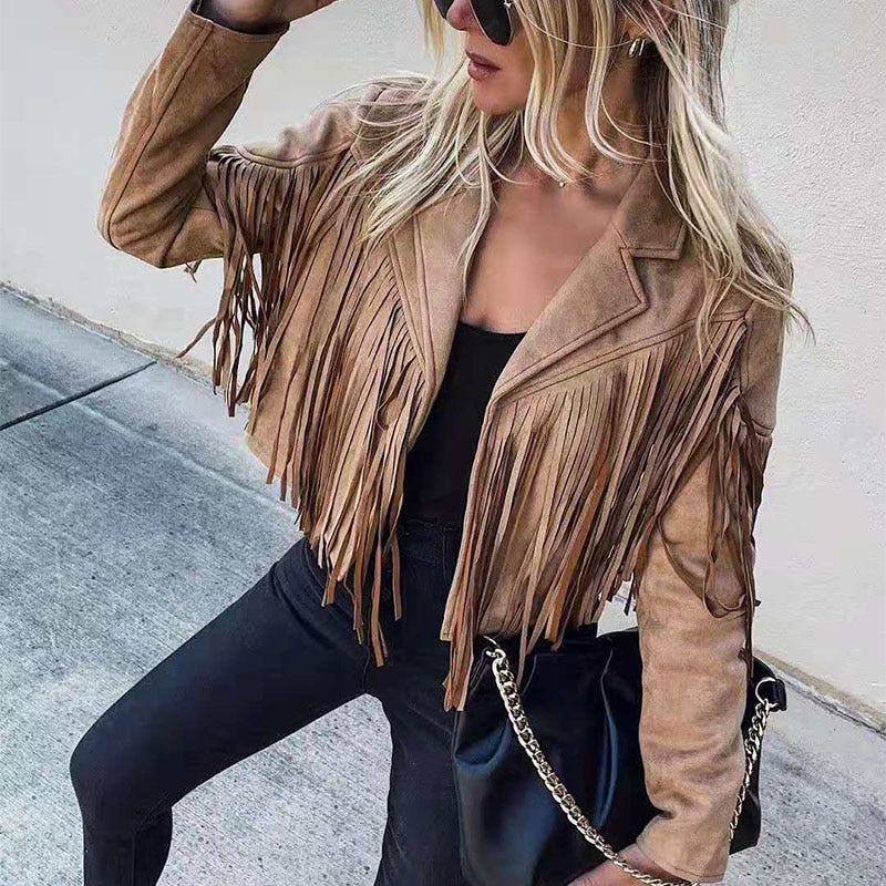 Esha | Fringe Panel Jacket