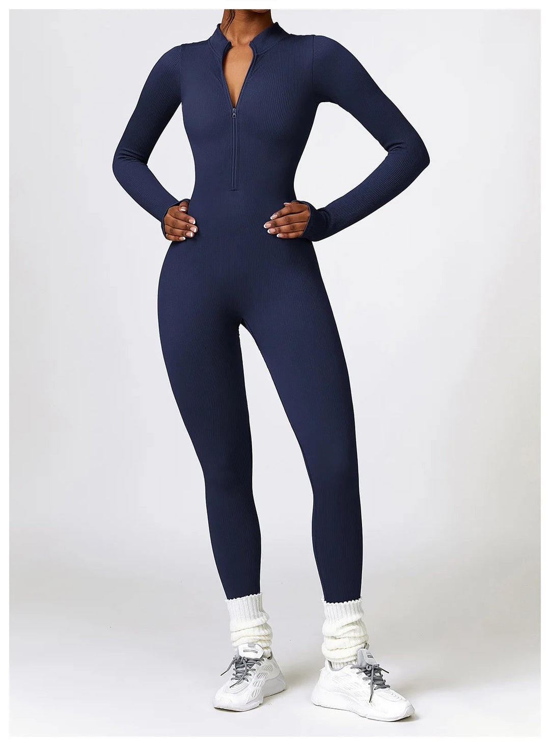 Risa | Zip Front Jumpsuit
