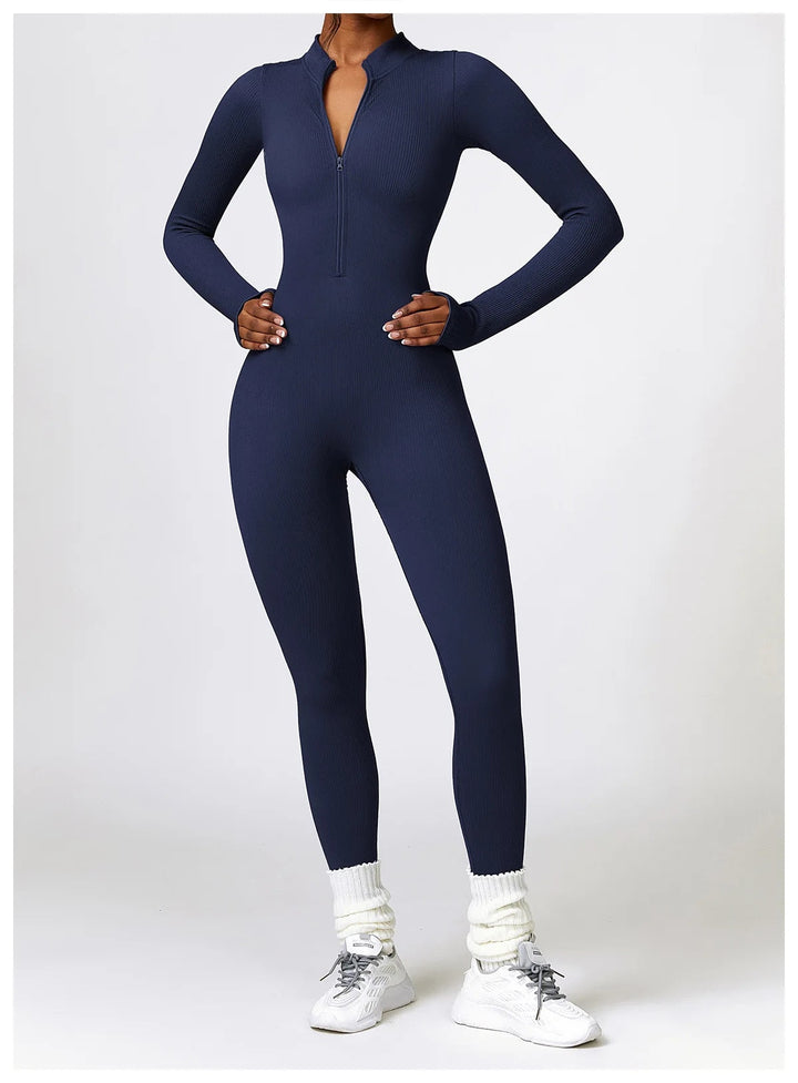 Risa | Zip Front Jumpsuit