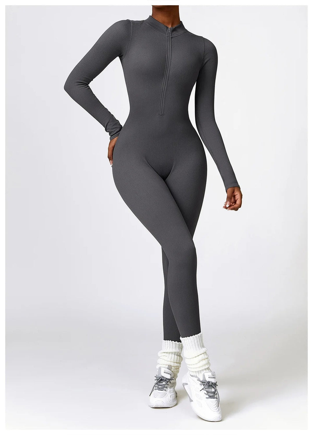 Risa | Zip Front Jumpsuit