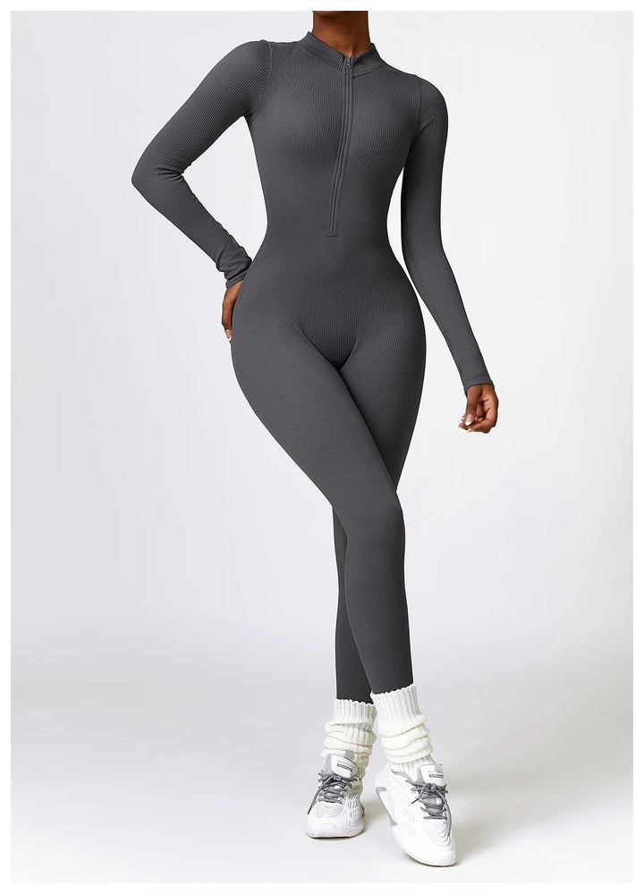 Risa | Zip Front Jumpsuit