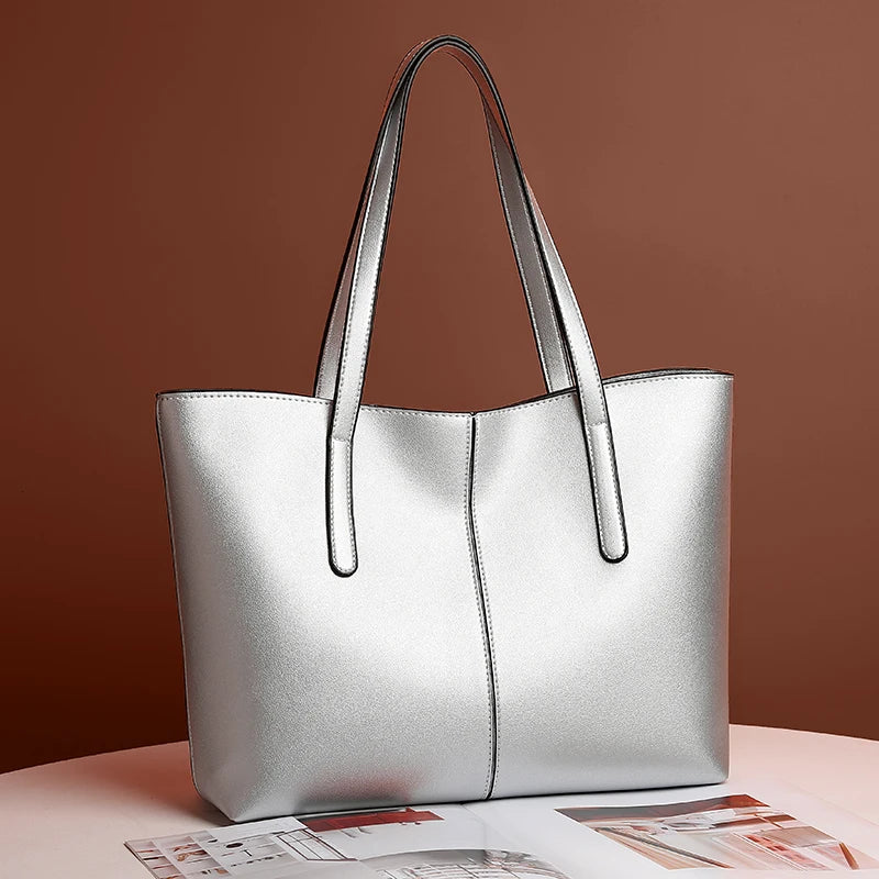 Faiza | Classic Leather Tote