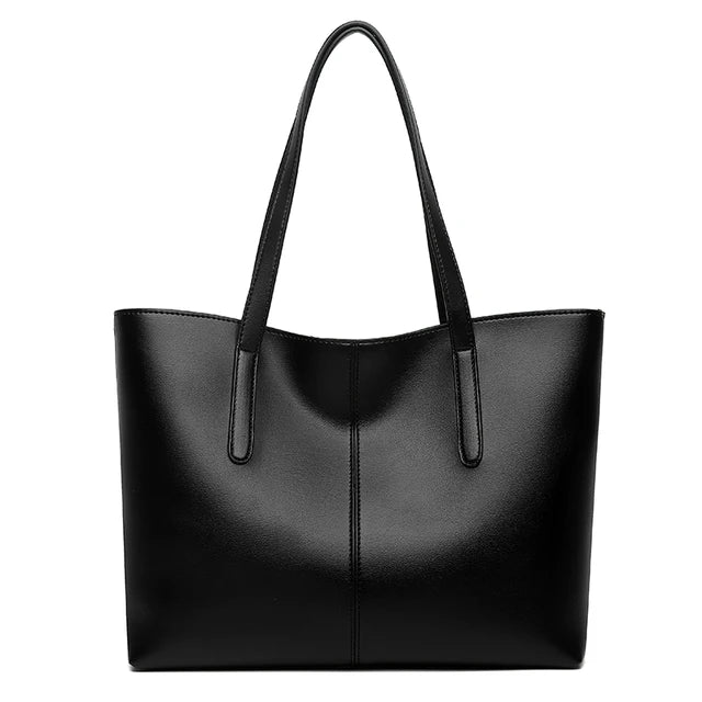 Faiza | Classic Leather Tote