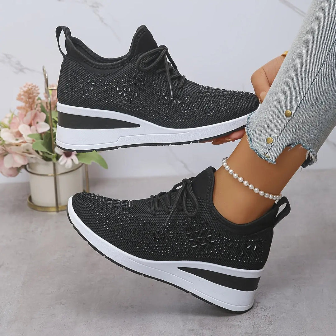 Harriet | Orthopaedic Rhinestone Sneakers