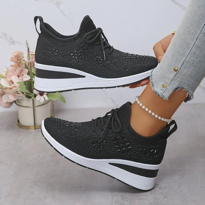 Harriet | Orthopaedic Rhinestone Sneakers