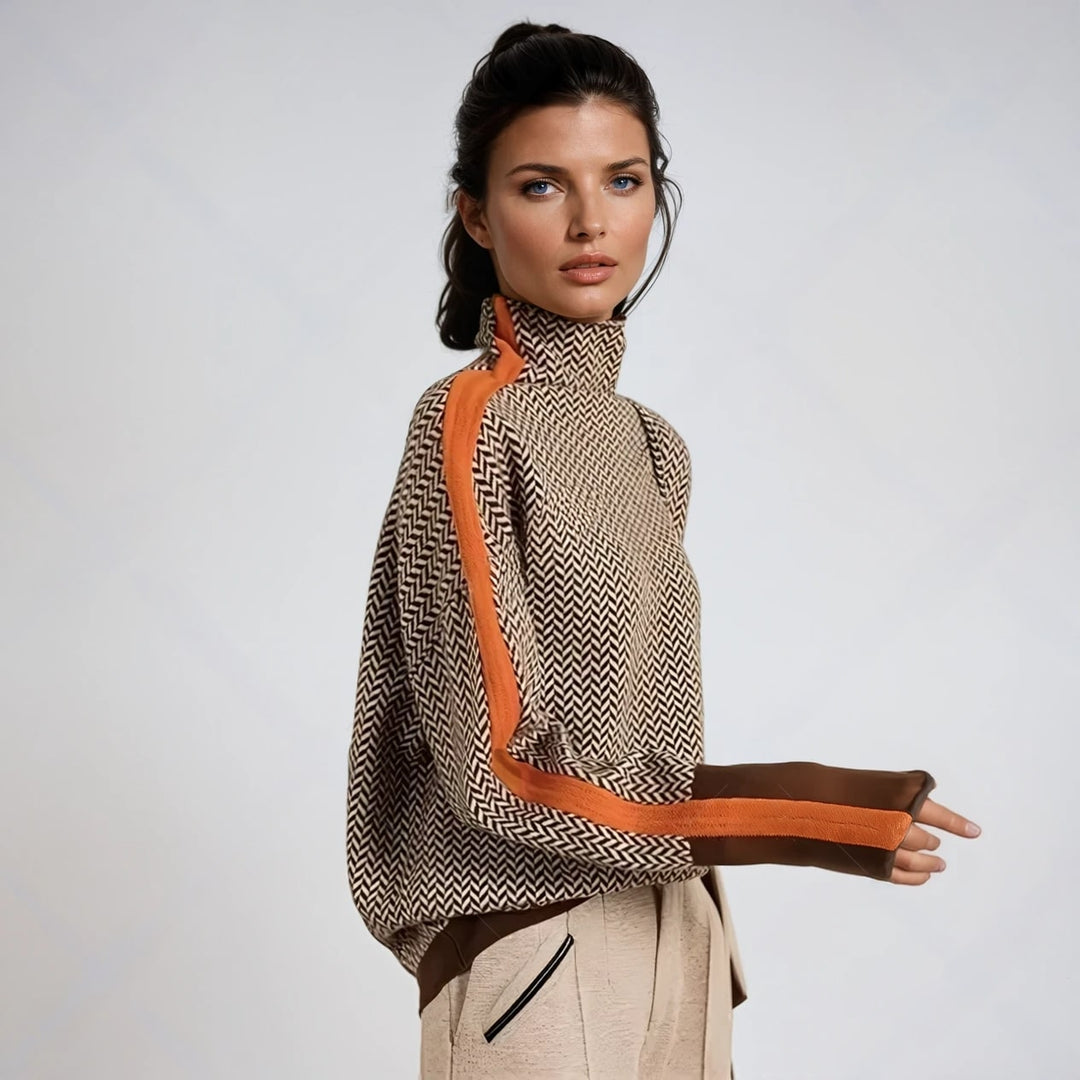 Valeria | Classic High Neck Sweater
