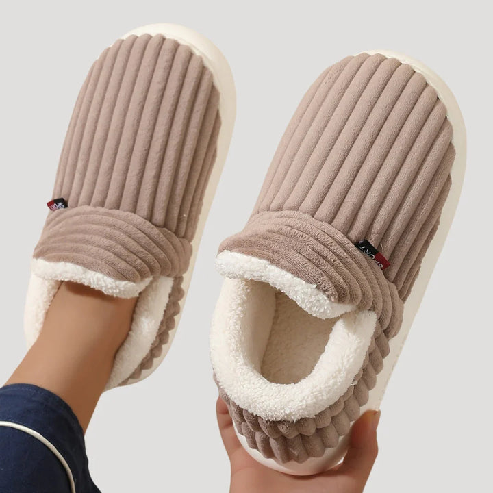Zara | Ribbed Fleece Slipper Boots