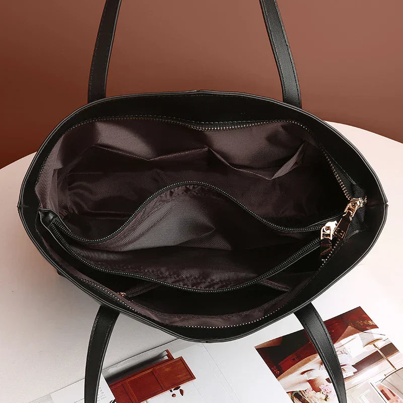 Faiza | Classic Leather Tote