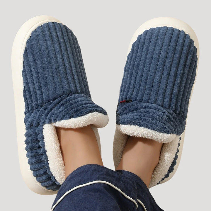 Zara | Ribbed Fleece Slipper Boots