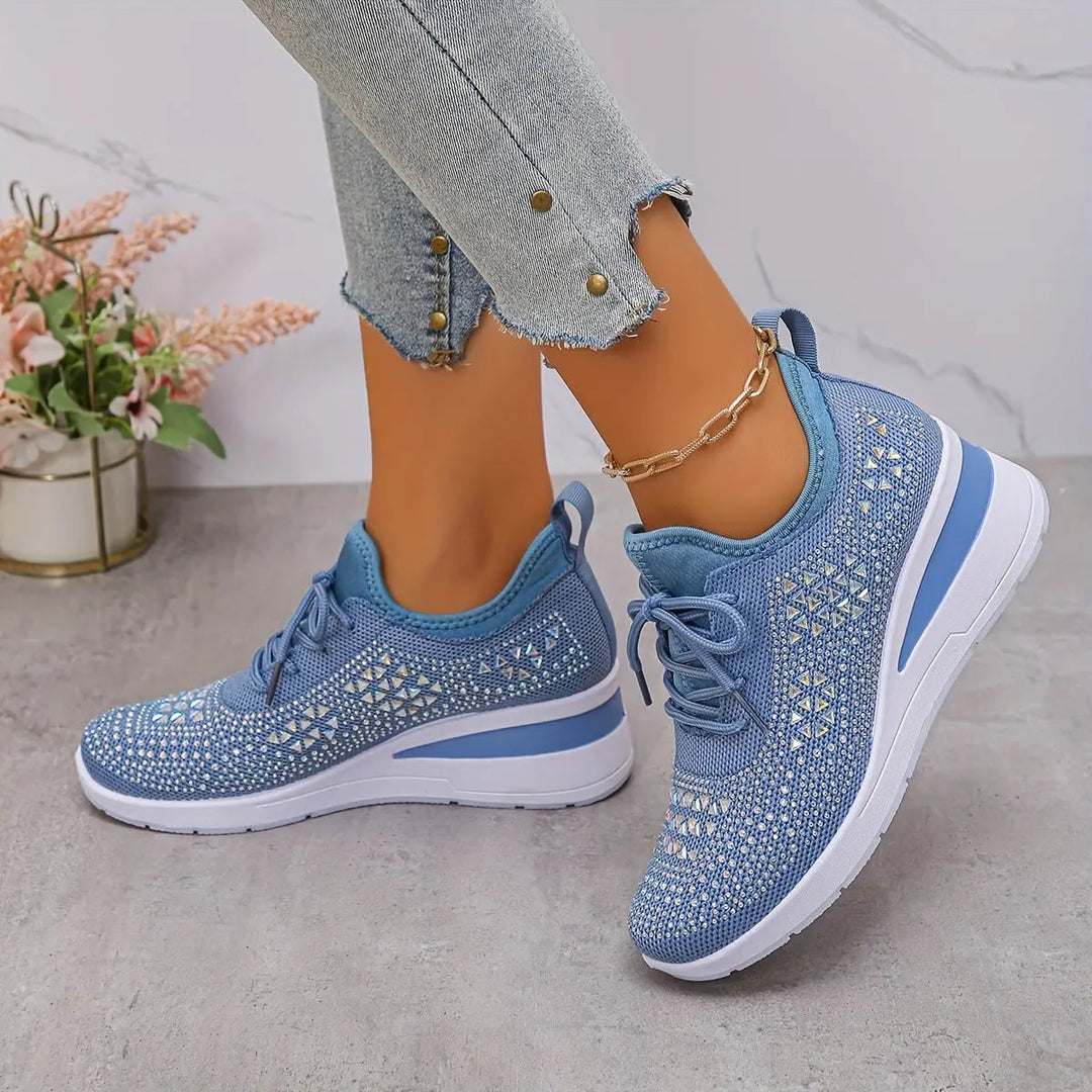 Harriet | Orthopaedic Rhinestone Sneakers