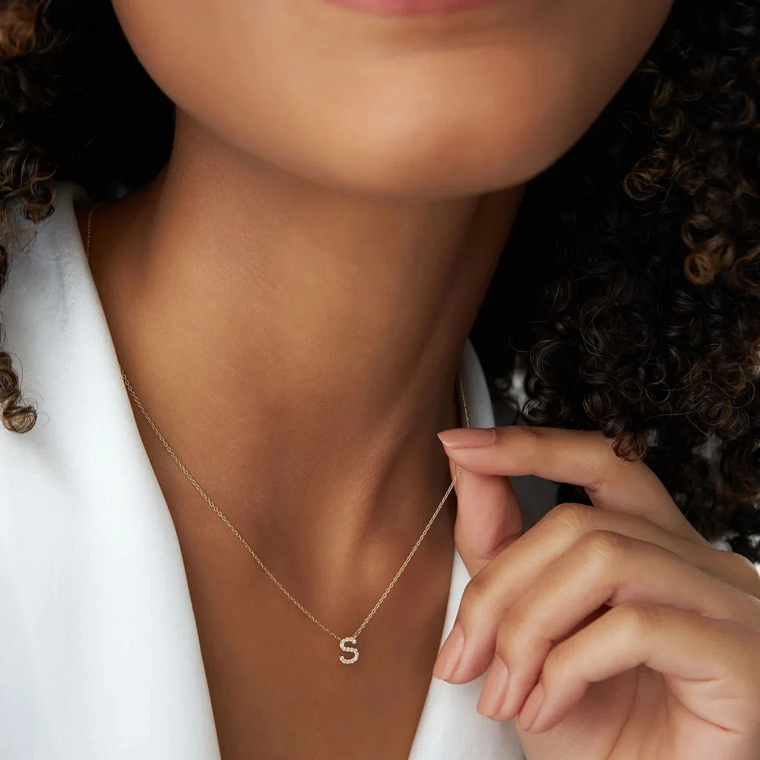 Riena | Alphabet Charm Necklace