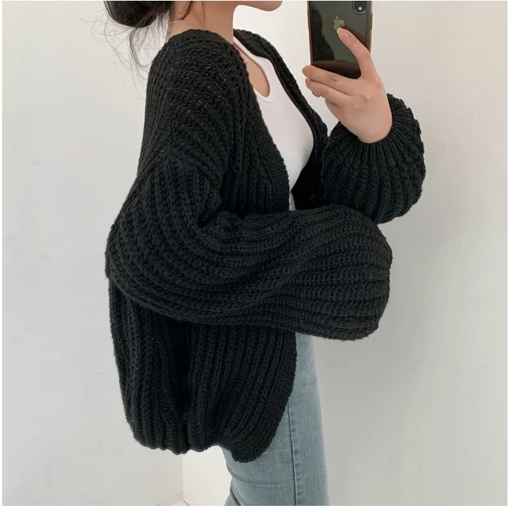 Zelia | Knitted Winter Cardigan