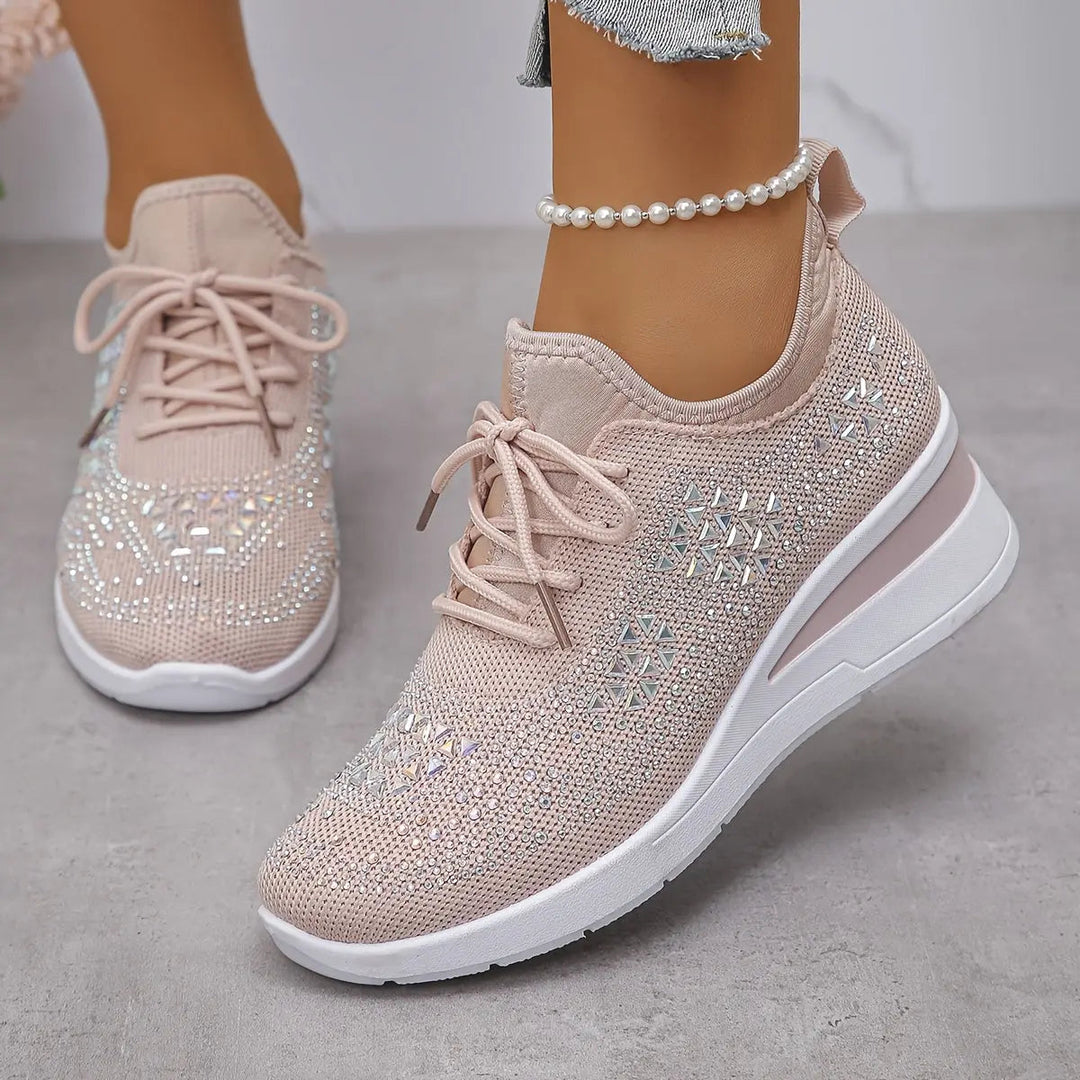 Harriet | Orthopaedic Rhinestone Sneakers