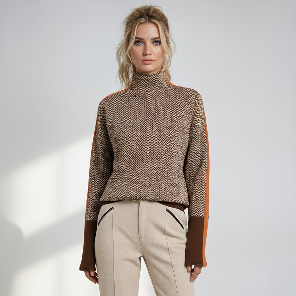 Valeria | Classic High Neck Sweater