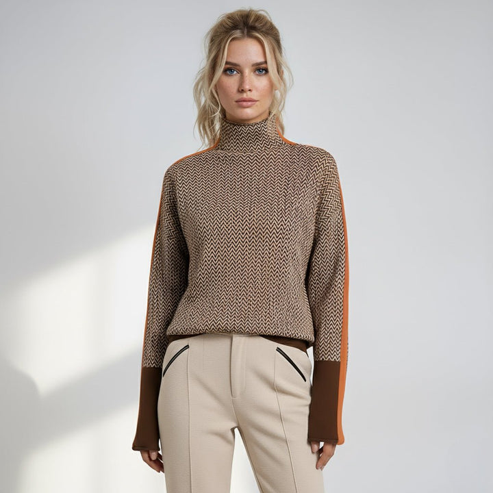 Valeria | Classic High Neck Sweater
