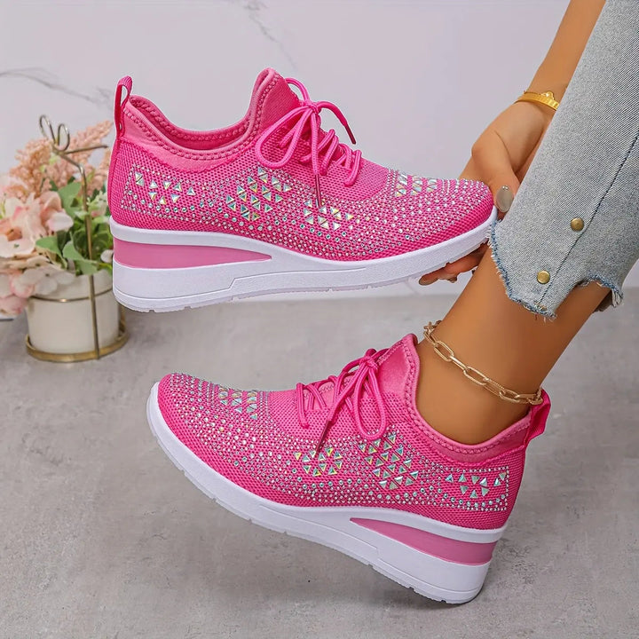 Harriet | Orthopaedic Rhinestone Sneakers