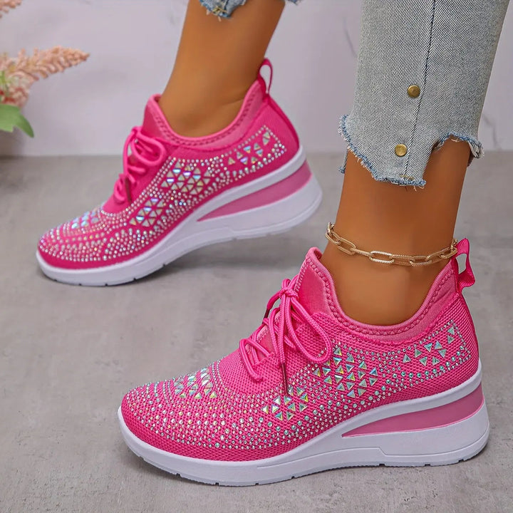 Harriet | Orthopaedic Rhinestone Sneakers