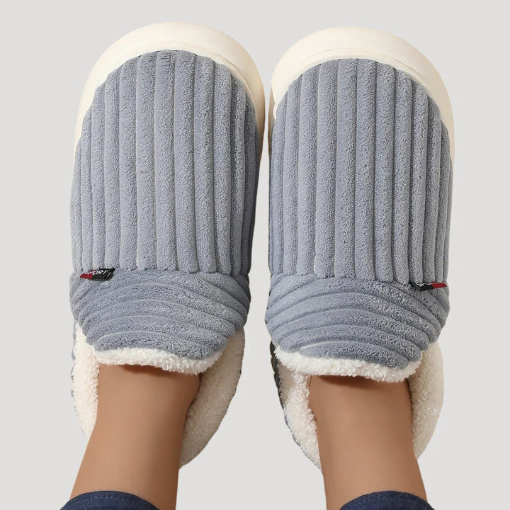 Zara | Ribbed Fleece Slipper Boots