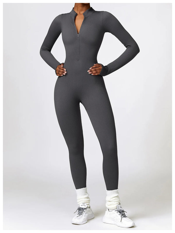 Risa | Zip Front Jumpsuit