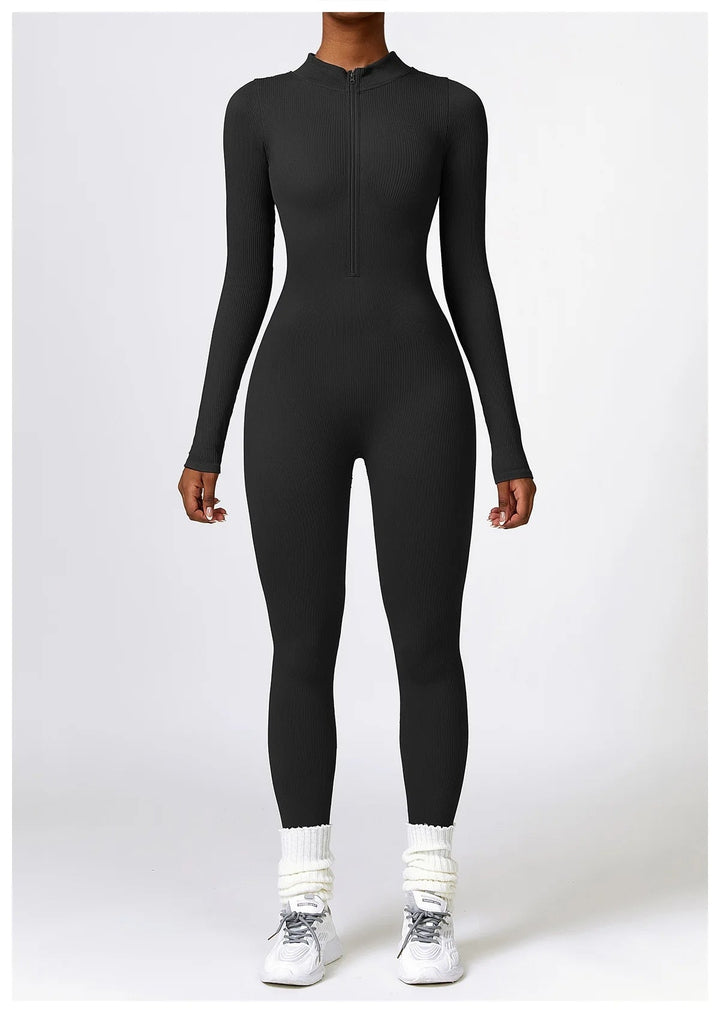 Risa | Zip Front Jumpsuit