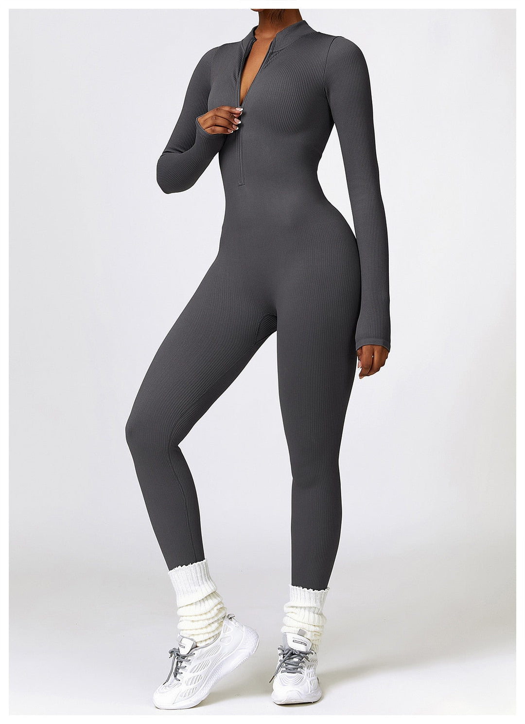 Risa | Zip Front Jumpsuit