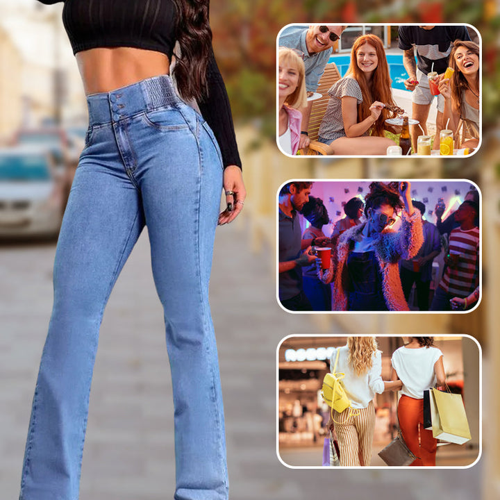 Maliha | High Waisted Stretch Jeans