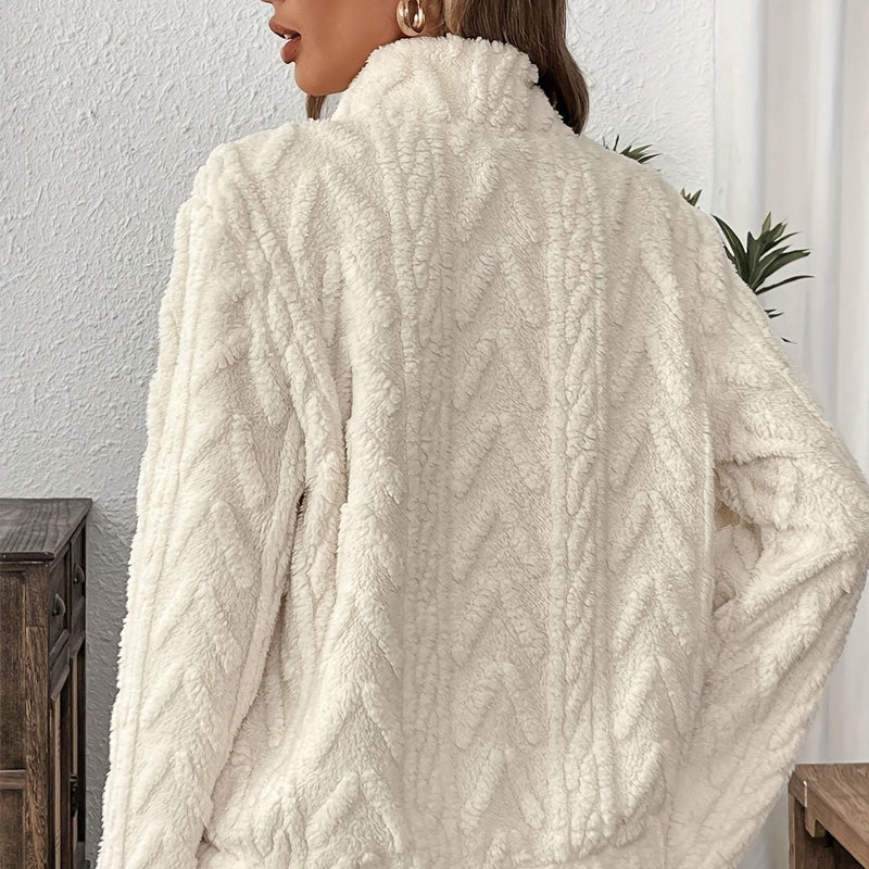 Tiva | Casual Zip Front Sweater