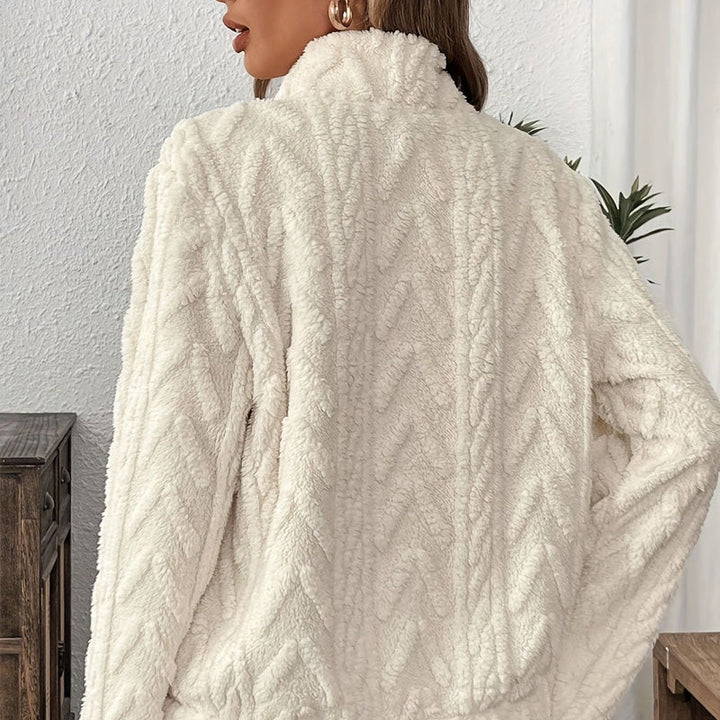 Tiva | Casual Zip Front Sweater