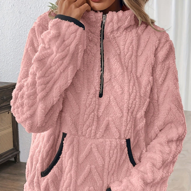 Tiva | Casual Zip Front Sweater