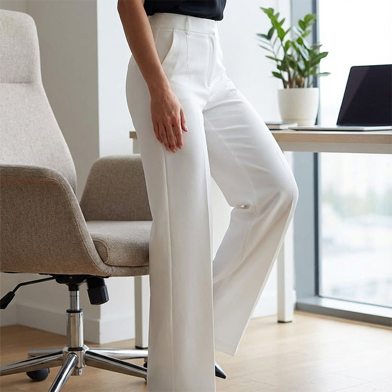 Lidia | High Waisted Suit Trousers
