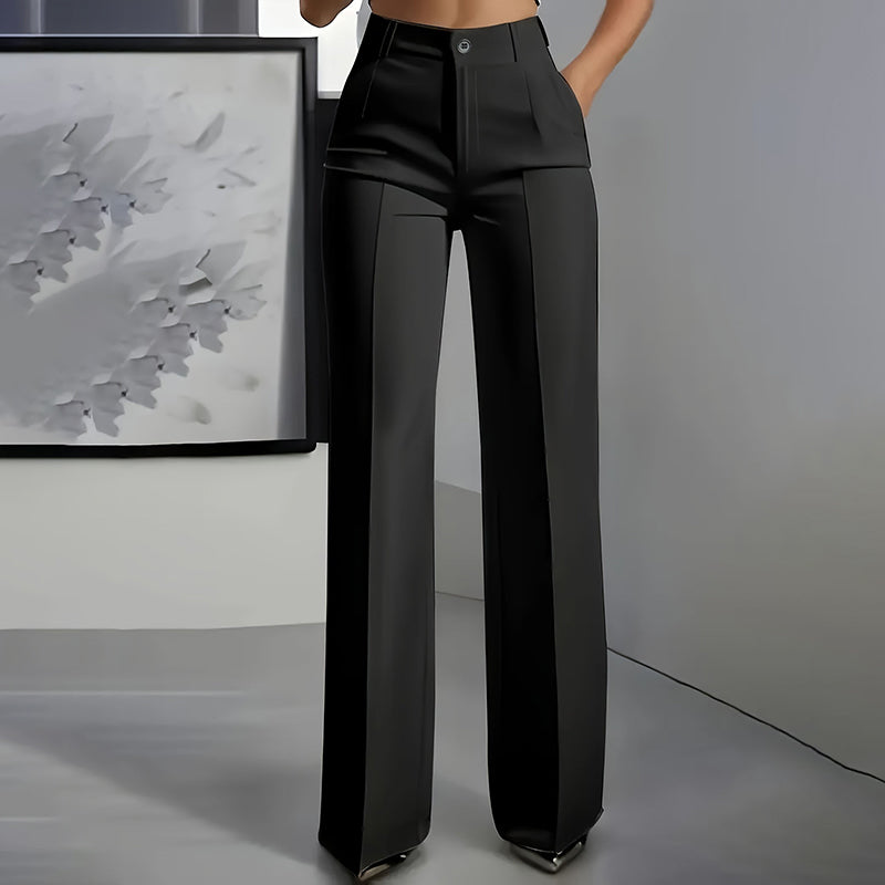 Lidia | High Waisted Suit Trousers