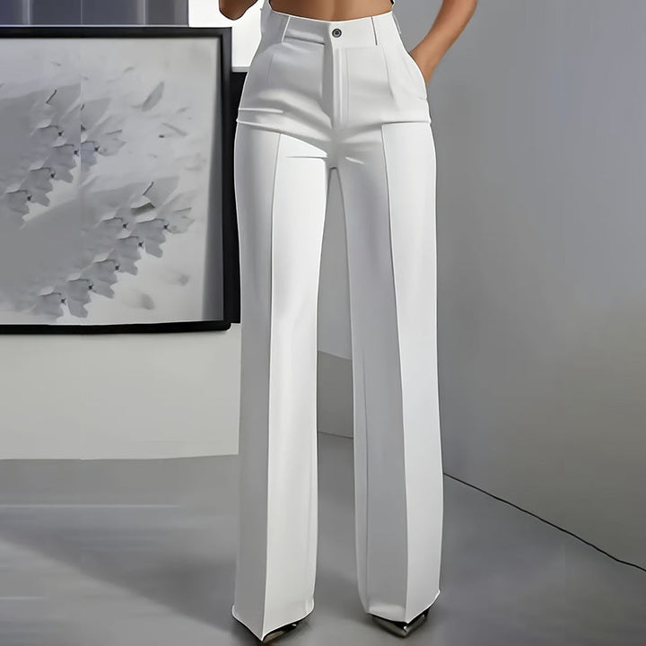 Lidia | High Waisted Suit Trousers