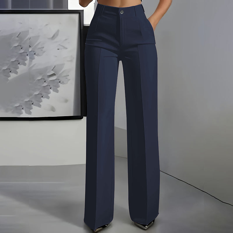 Lidia | High Waisted Suit Trousers
