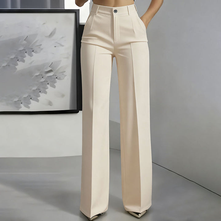 Lidia | High Waisted Suit Trousers