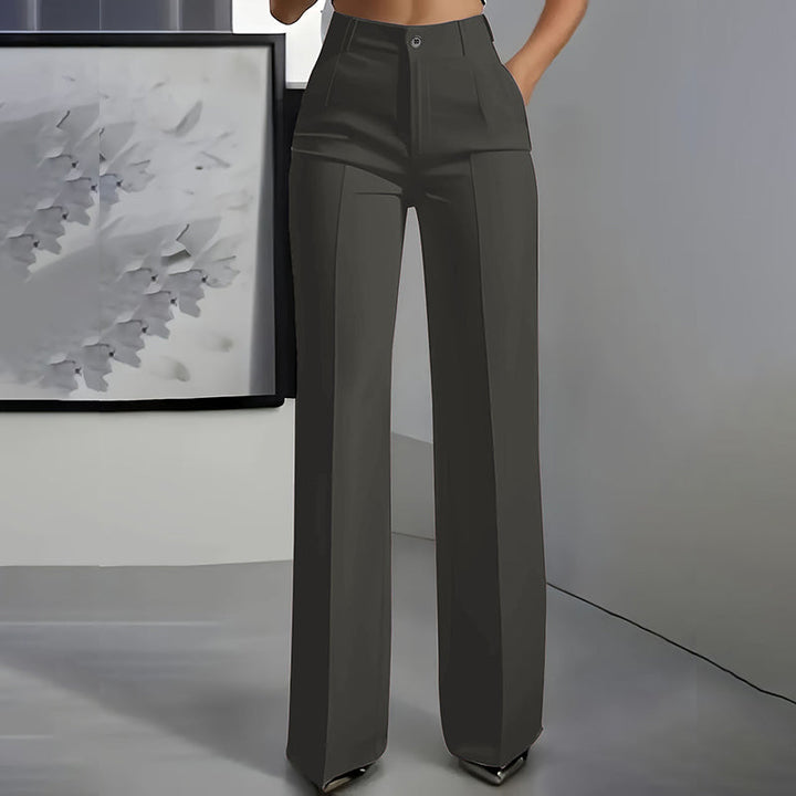 Lidia | High Waisted Suit Trousers