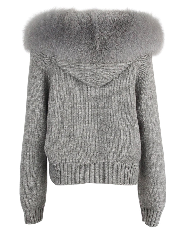 Hera | Fur Hood Zip Hoodie