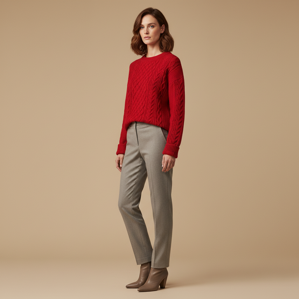 Amelia | Cable Knit Sweater