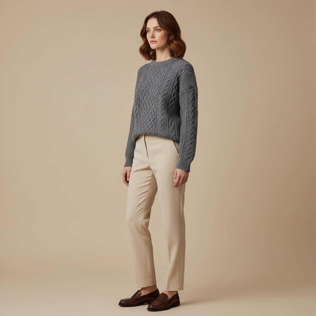 Amelia | Cable Knit Sweater