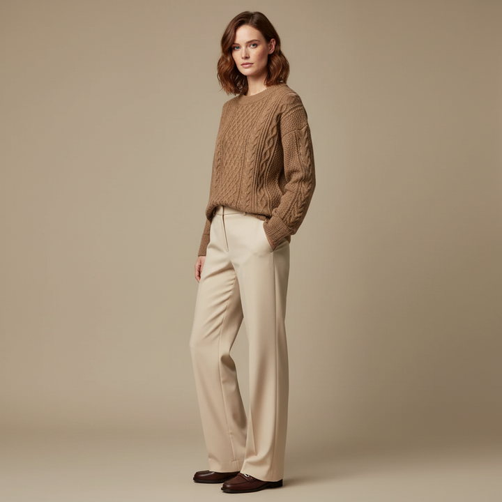 Amelia | Cable Knit Sweater