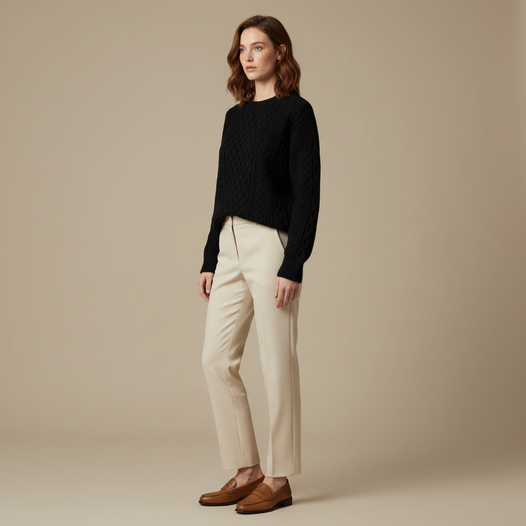 Amelia | Cable Knit Sweater