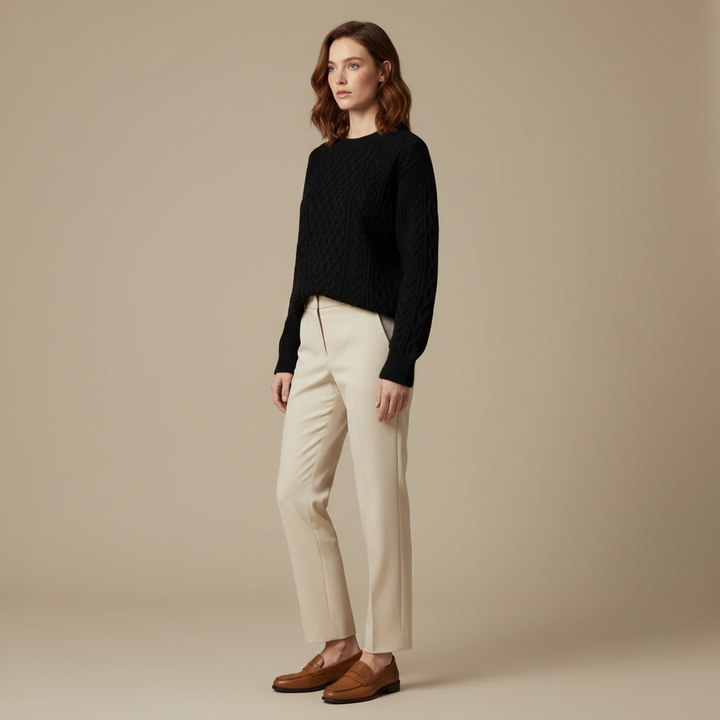 Amelia | Cable Knit Sweater