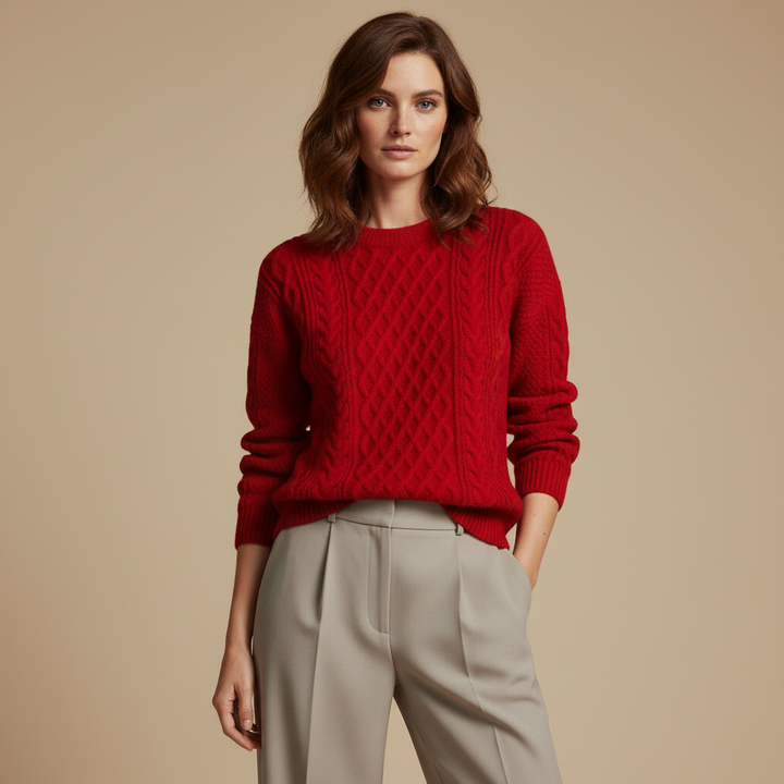 Amelia | Cable Knit Sweater
